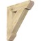 Ekena Millwork Traditional Slat Rough Sawn Bracket, Douglas Fir, 6"W x 26"D x 30"H BKT06X26X30TRA06RDF - alternate 1